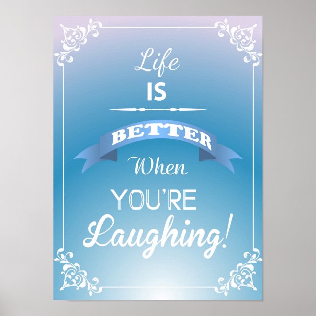 Póster Inspirational quote typography poster (Frente)