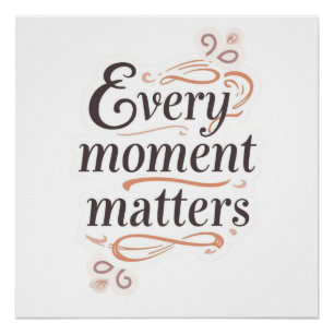 Póster Inspirational typography art