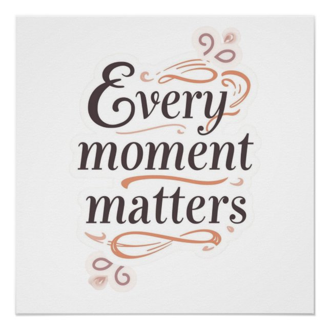 Póster Inspirational typography art (Anverso)