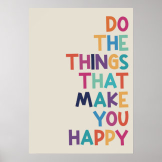 Póster Inspire Happiness Daily Poster