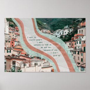 Póster Inspire la cita