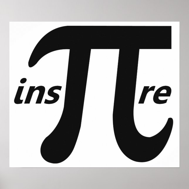 Póster Inspire Símbolo Inspirador Pi (Frente)