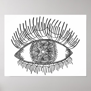 Póster Inspired Eye 2