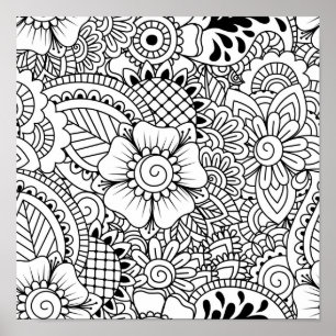 Póster Inspired Flowers 2