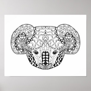 Póster Inspired Koala Bear 2