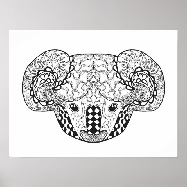 Póster Inspired Koala Bear 2 (Frente)