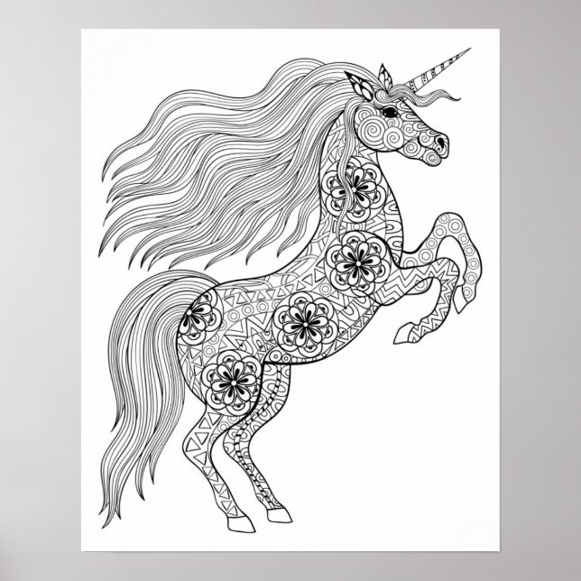 Póster Inspired Magic Unicorn 2 (Frente)