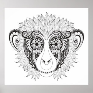 Póster Inspired Monkey 2
