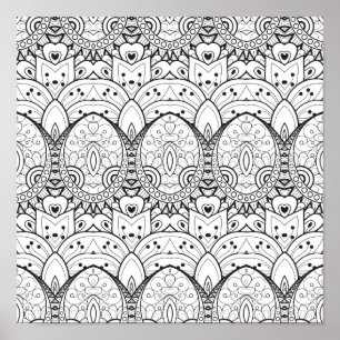 Póster Inspired Tribal Illustration 2