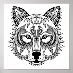 Póster Inspired Wolf