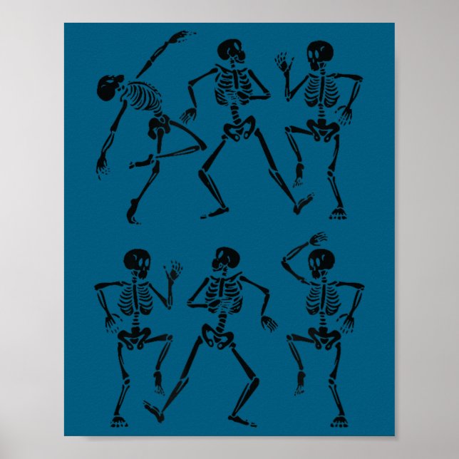 Póster Insrational Dry Bones Rattling Christian Motivatio (Frente)