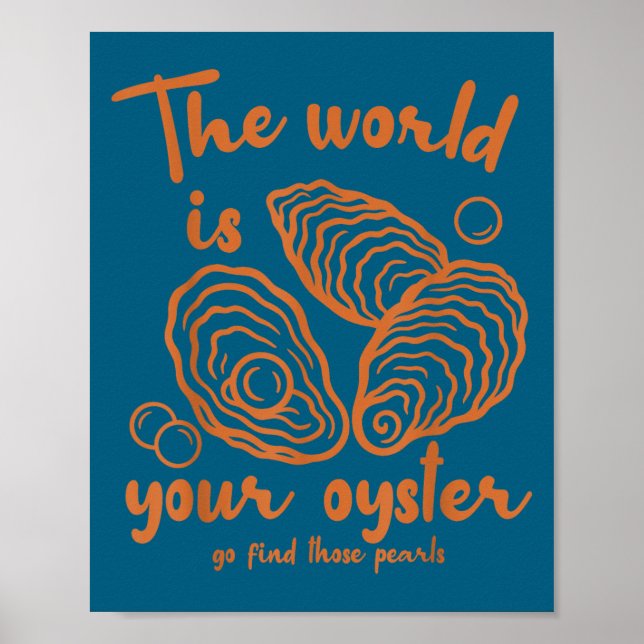 Póster Insred Motivation Ocean The World Is That Your Oys (Frente)