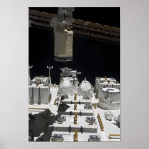 Póster Instalaciones expuestas del módulo de experimentos
