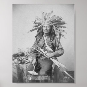 Póster Instigador de la revuelta india en Pine