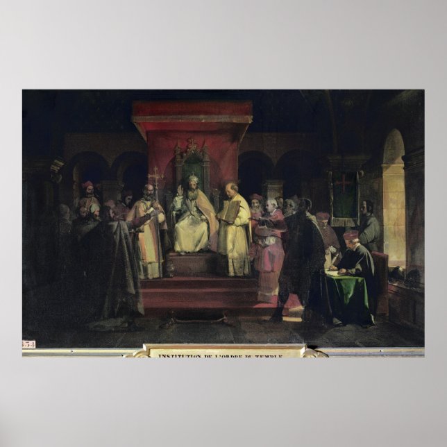 Póster Institution of the Order of the Templars (Frente)