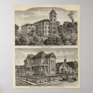 Póster Instituto de Kansas para la educación de las