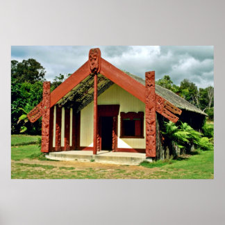 Póster Instituto Maorí De Artes Y Oficios, Rotorua
