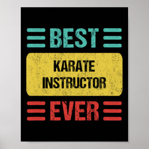 Póster Instructor de Karate 1