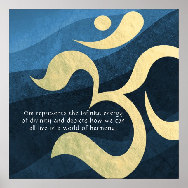 Póster Instructor de Meditación de Yoga entrenador de vid (Frente)