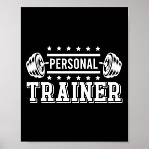 Póster Instructor personal de mantenimiento de la carroce