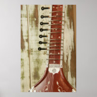 Instrumento de cuerda de guitarra indio