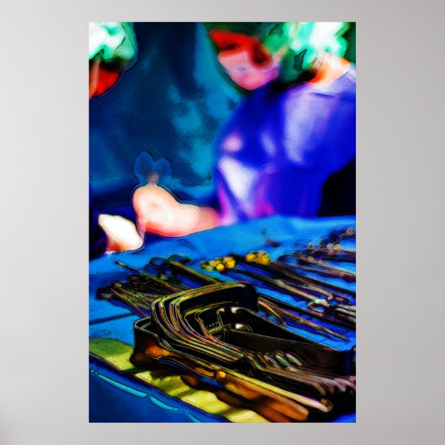 Póster Instrumentos médicos (Frente)