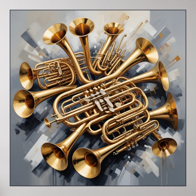 Póster Instrumentos musicales (Frente)