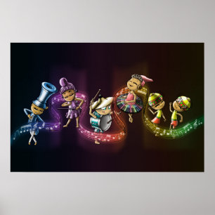 Póster Instrumentos Musicales