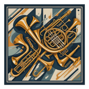 Póster Instrumentos musicales
