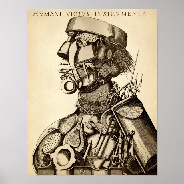 Póster Instrumentos vintage de sustento humano - Cocina (Frente)