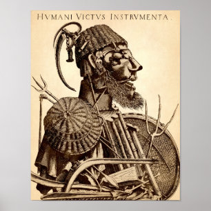 Póster Instruments of Human Sustenance - Agriculture