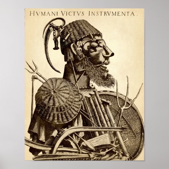 Póster Instruments of Human Sustenance - Agriculture (Frente)