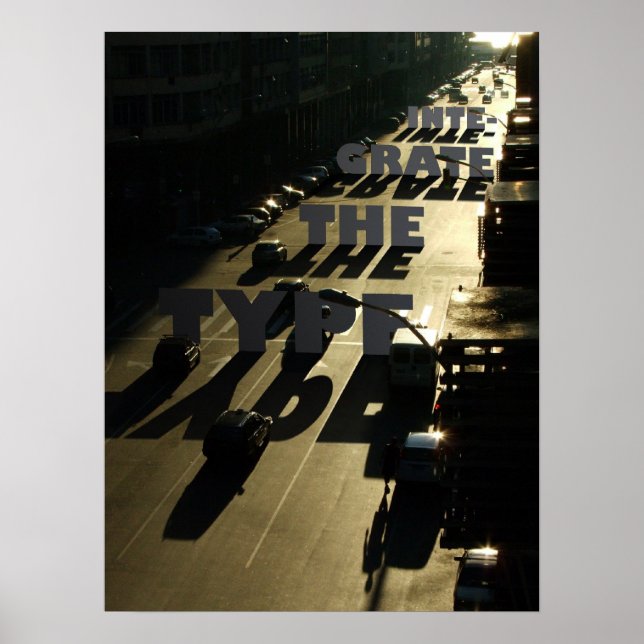 Póster Integrar el tipo (Frente)