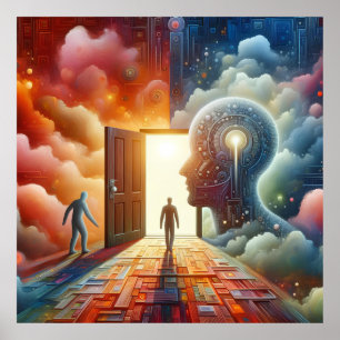 Póster Intelecto iluminado