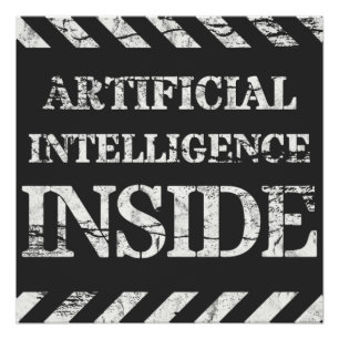 Póster Inteligencia artificial en el interior