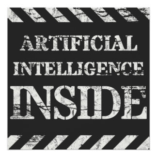 Póster Inteligencia artificial en el interior
