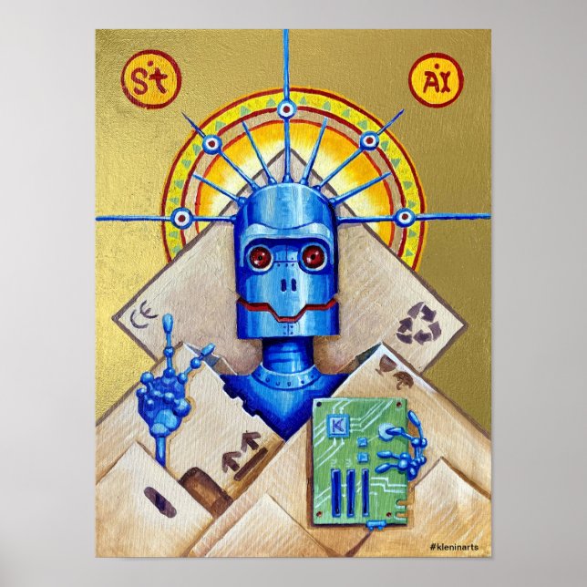 Póster Inteligencia artificial (serie "Deus ex box") (Frente)