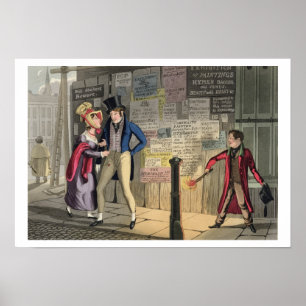 Póster Intemperancia, placa 5 de 'La Cualificación Necesa