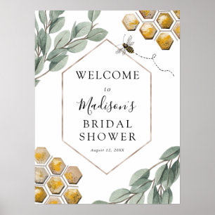 Póster Intención de ser Eucalyptus Bienvenidos a Baby Sho