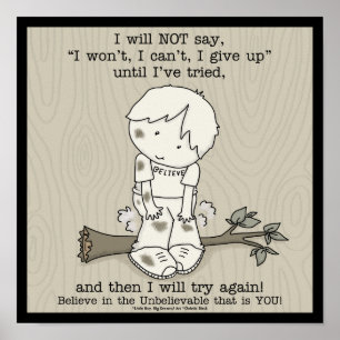 Póster Intentar de nuevo