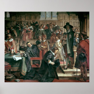 Póster Intento de arresto de 5 miembros de la Cámara