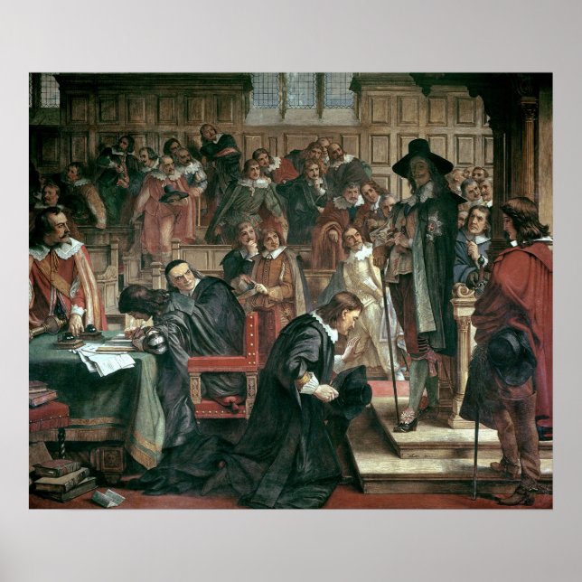 Póster Intento de arresto de 5 miembros de la Cámara (Frente)