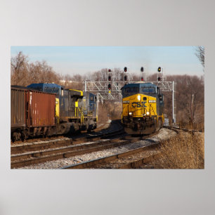 Póster Interbloqueo de CSX Lansdowne