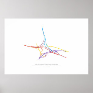 Póster Intercambio Choroegraphy: Ciudad HI, los E.E.U.U.