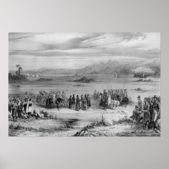 Póster Intercambio de prisioneros por el Obispo de Argel (Frente)