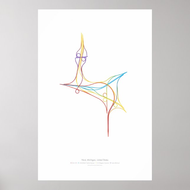 Póster Interchange Choreography: Novi, MI, US (Frente)