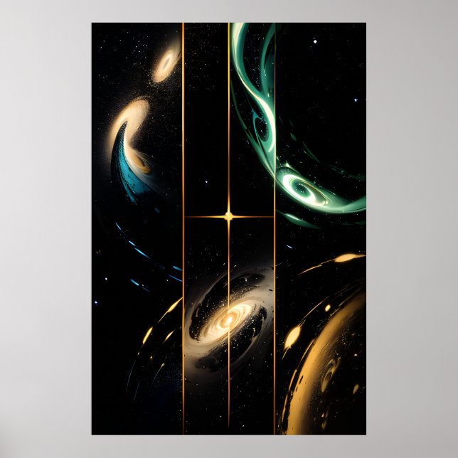 Póster Interconnected Universes (Frente)