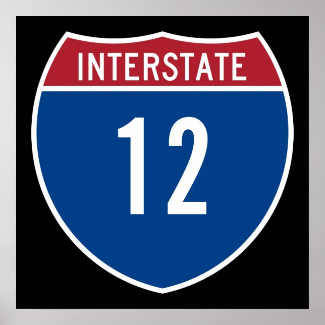 Póster Interestatal 12 (Frente)