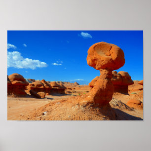 Póster Interesting Desert Rock Formations