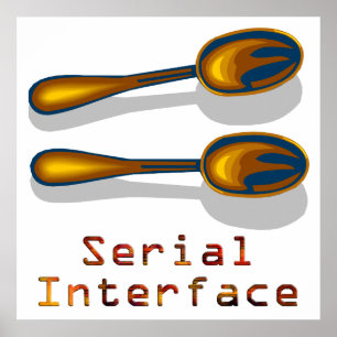 Póster Interfaz en serie